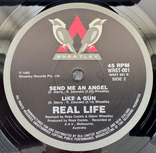 Real Life – Send Me An Angel 12" vinyl record, image 4 of 4