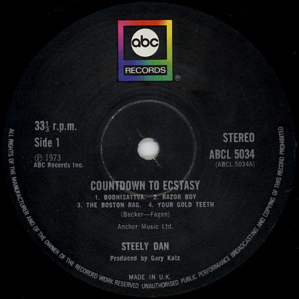 Steely Dan – Countdown To Ecstasy LP vinyl record, image 3 of 4