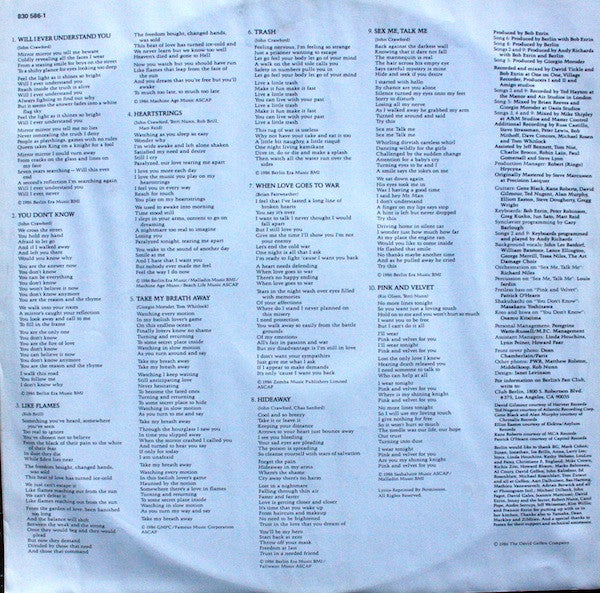 Berlin – Count Three & Pray LP vinyl record, image 5 of 6