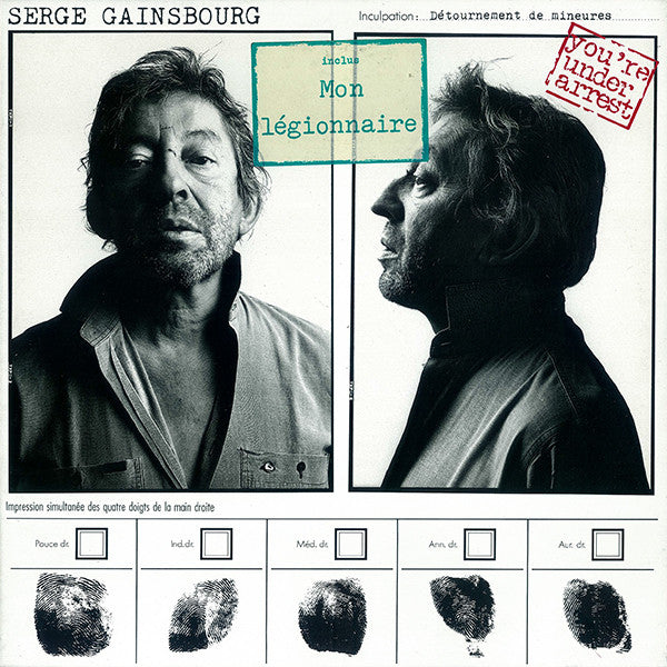 Serge Gainsbourg – You're Under Arrest LP vinyl record, image 10 of 10