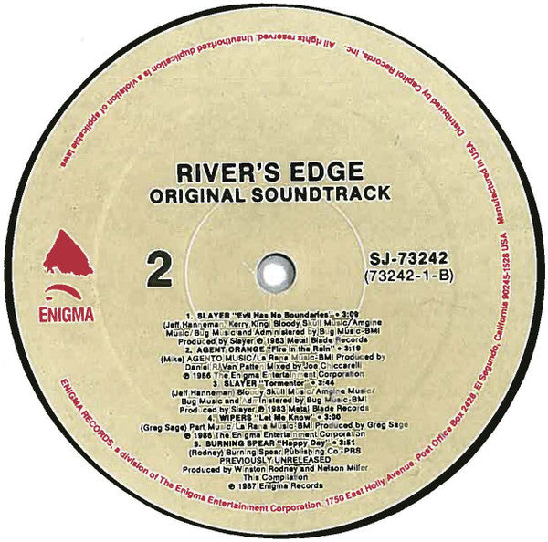 Various – River's Edge LP vinyl record, image 4 of 5