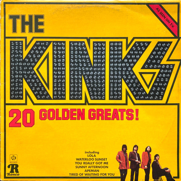 The Kinks – 20 Golden Greats LP vinyl record, image 1 of 4
