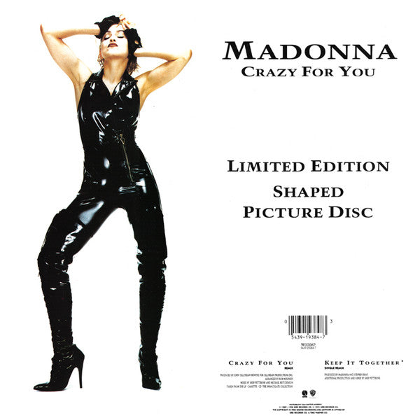 Madonna – Crazy For You 7" vinyl record, image 4 of 4