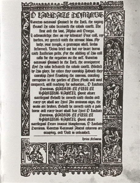 Glorior Belli – Ô Laudate Dominvs LP vinyl record, image 9 of 10