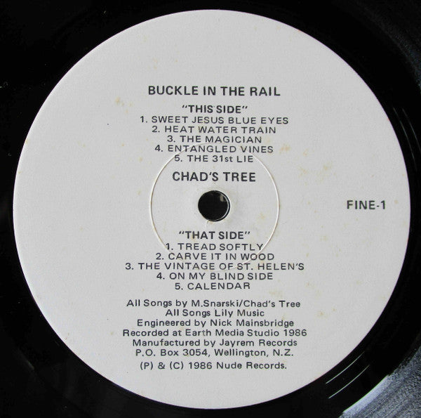 Chad's Tree – Buckle In The Rail LP vinyl record, image 3 of 5