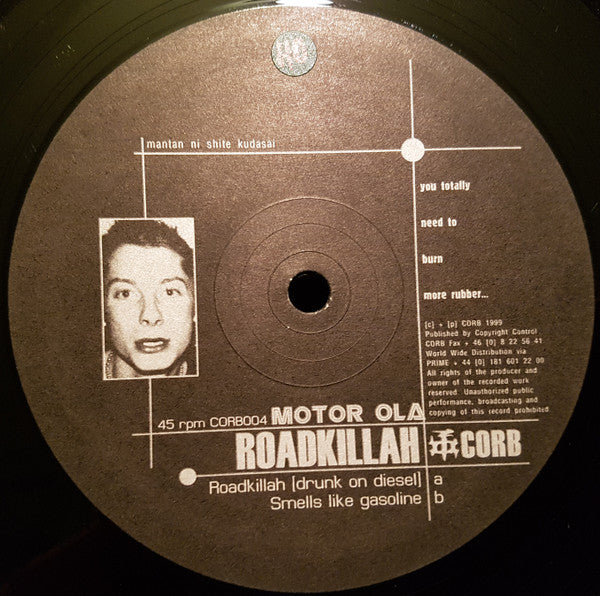 Motor-ola – Roadkillah (Corb Limited Silver Edition) 12" vinyl record, image 2 of 3