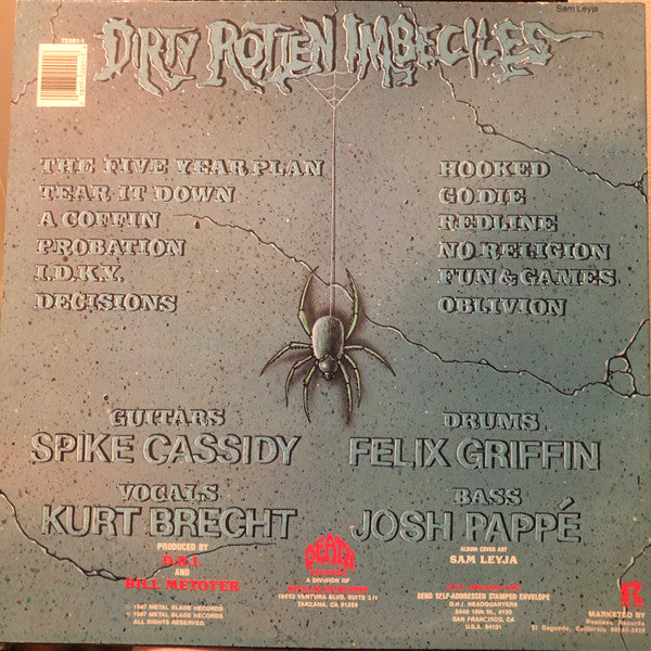 Dirty Rotten Imbeciles – Crossover LP vinyl record, image 2 of 7