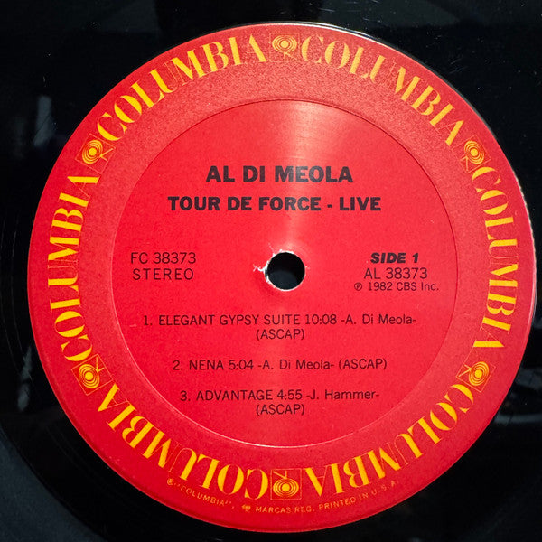 Al Di Meola – Tour De Force - "Live" LP vinyl record, image 3 of 4