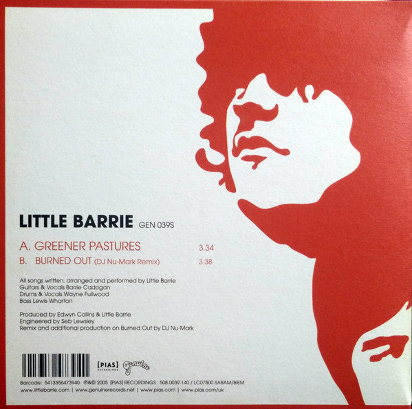 Little Barrie – Greener Pastures 7" vinyl record, image 2 of 4