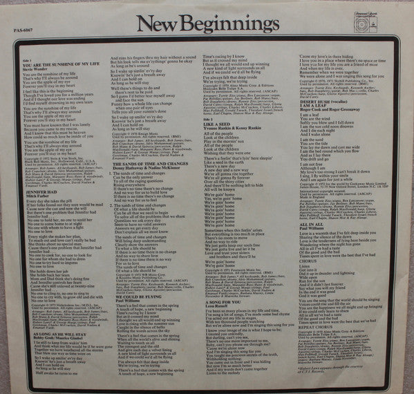 Morgana King – New Beginnings LP vinyl record, image 6 of 6