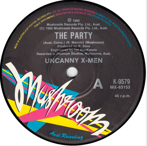 Uncanny X-Men – The Party 7" vinyl record, image 3 of 4