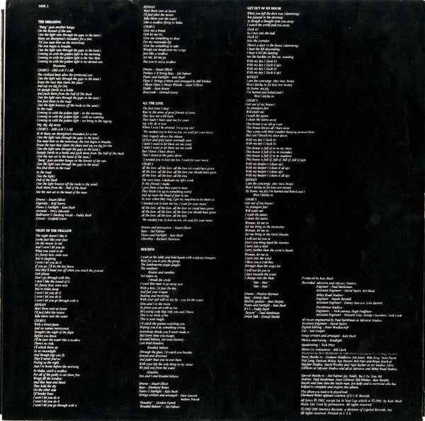 Kate Bush – The Dreaming LP vinyl record, image 6 of 6