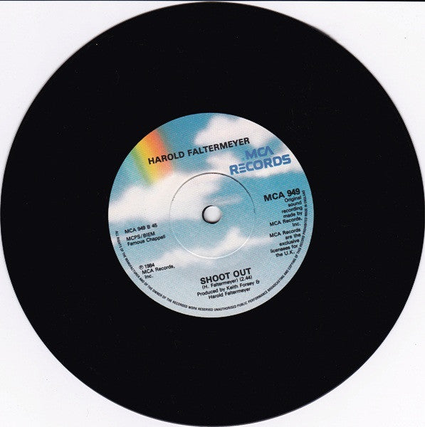 Harold Faltermeyer – Axel F 7" vinyl record, image 4 of 4