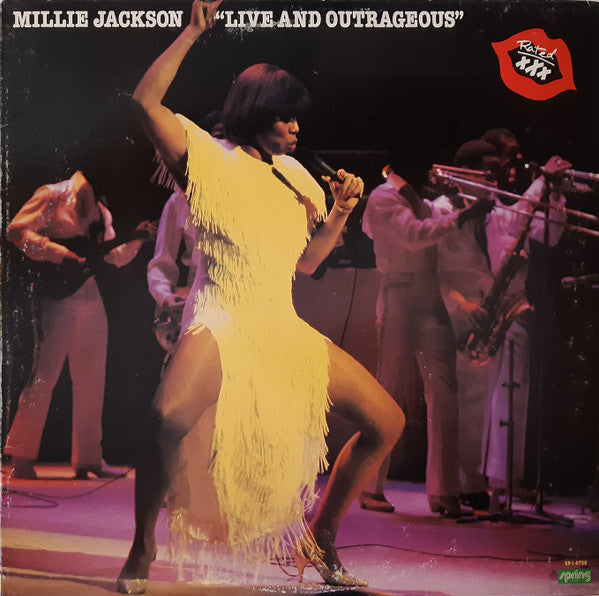 Millie Jackson – "Live And Outrageous" (Rated XXX) LP vinyl record, image 1 of 4