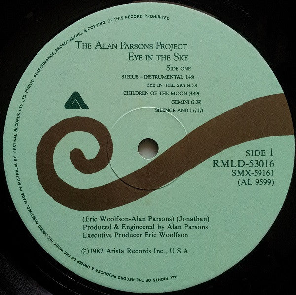 The Alan Parsons Project – Eye In The Sky LP vinyl record, image 5 of 6