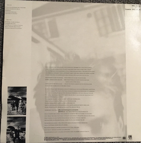 Sting – The Dream Of The Blue Turtles LP vinyl record, image 2 of 6