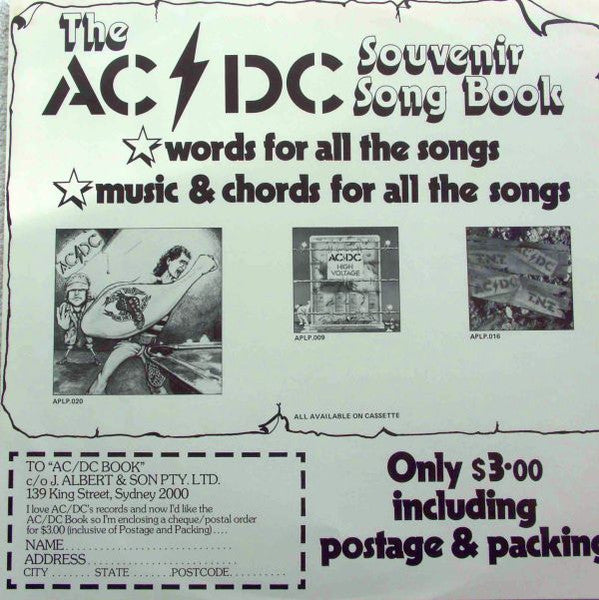 AC/DC – Dirty Deeds Done Dirt Cheap LP vinyl record, image 5 of 6