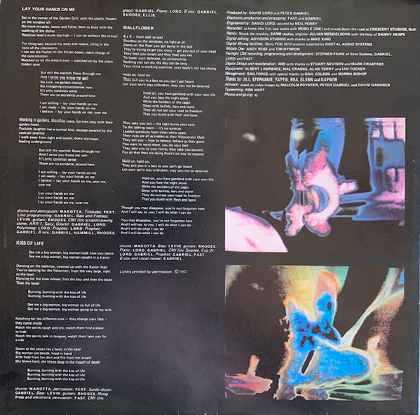Peter Gabriel – Peter Gabriel LP vinyl record, image 6 of 6