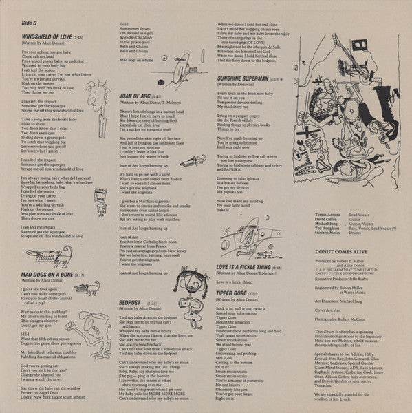 Alice Donut – Donut Comes Alive LP vinyl record, image 6 of 6