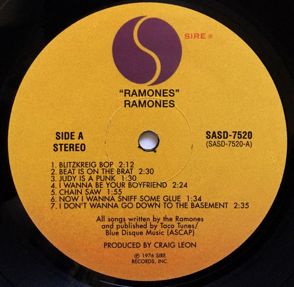 Ramones – Ramones LP vinyl record, image 3 of 6