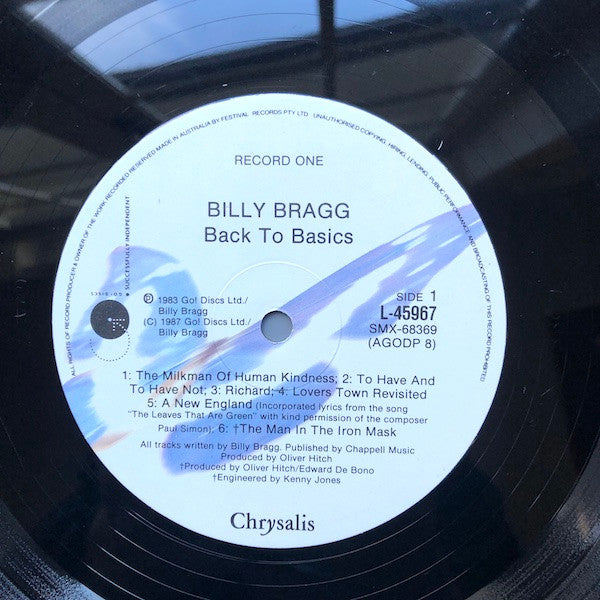 Billy Bragg – Back To Basics (2xLP) LP vinyl record, image 7 of 10
