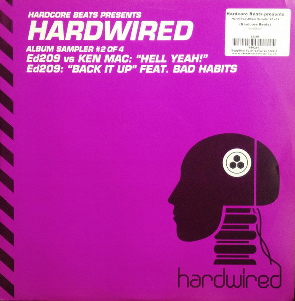 Ed209, Ken Mac – Hardwired Album Sampler #2 Of 4 12" vinyl record, image 1 of 4