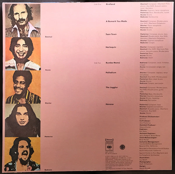 Weather Report – Heavy Weather LP vinyl record, image 2 of 4