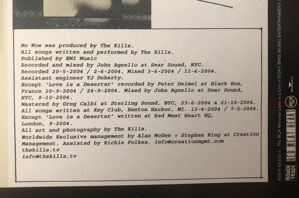 The Kills – No Wow LP vinyl record, image 10 of 10