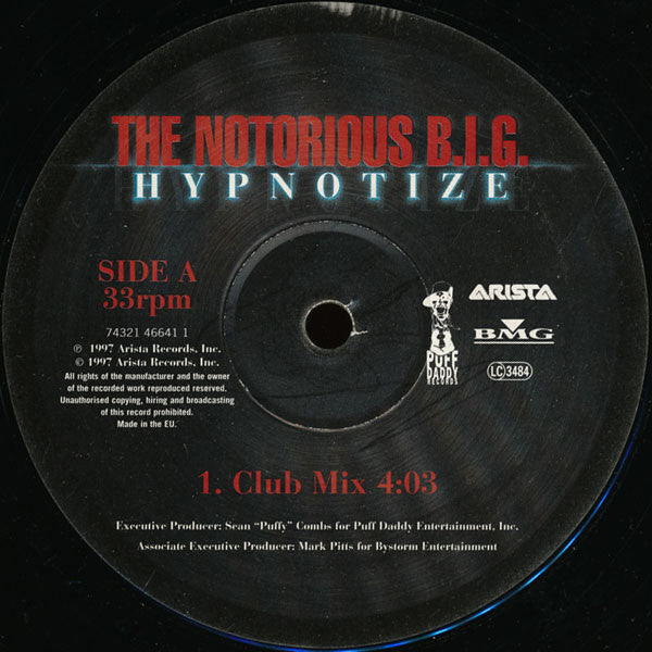 Notorious B.I.G. – Hypnotize 12" vinyl record, image 3 of 6