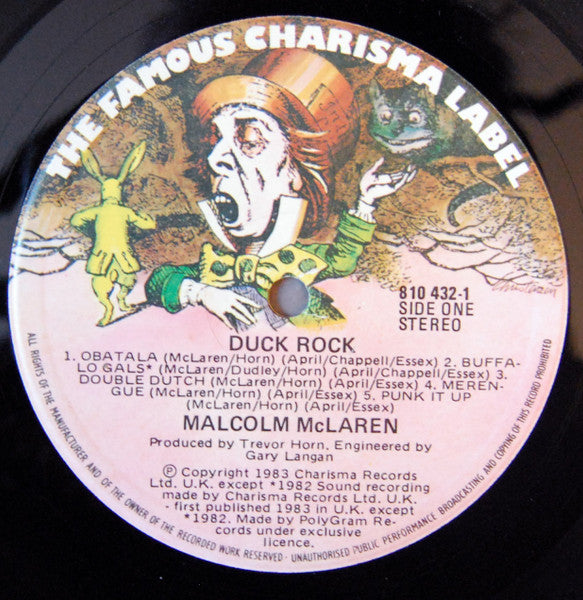 Malcolm McLaren – Duck Rock LP vinyl record, image 7 of 8