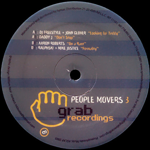 Various – People Movers 3 12" vinyl record, image 1 of 2