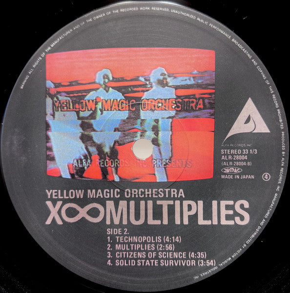 Yellow Magic Orchestra, Yellow Magic Orchestra – X∞Multiplies = X∞マルティプライズ LP vinyl record, image 4 of 7