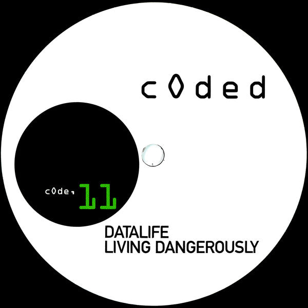 Datalife – Living Dangerously 12" vinyl record, image 4 of 4