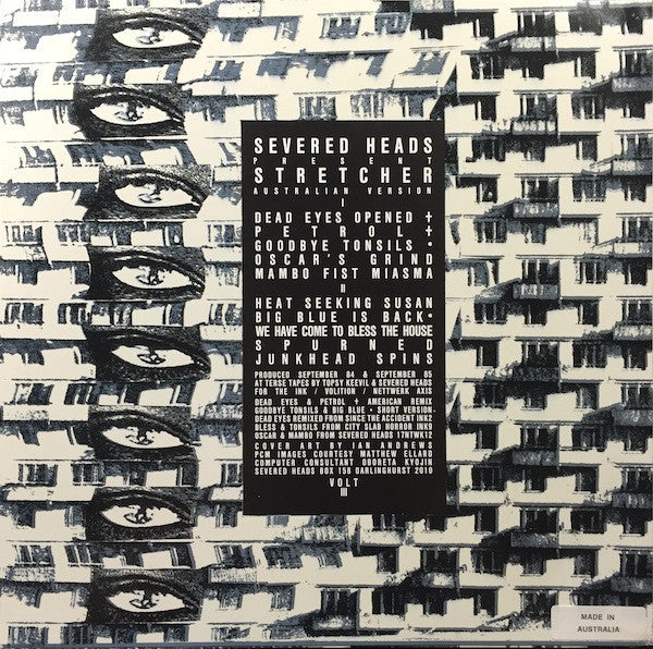 Severed Heads – Stretcher LP vinyl record, image 2 of 4