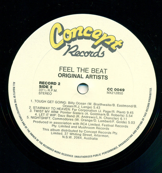 Various – Feel The Beat (2xLP) LP vinyl record, image 5 of 7