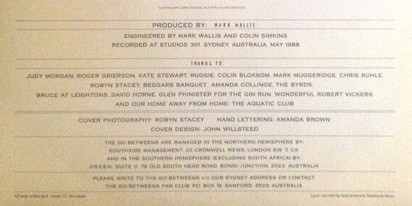 The Go-Betweens – 16 Lovers Lane LP vinyl record, image 9 of 10