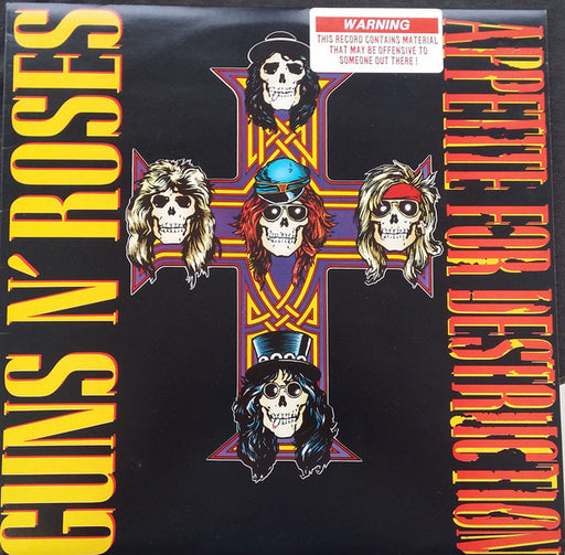 Guns N' Roses – Appetite For Destruction LP vinyl record, image 1 of 6