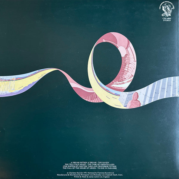 The Alan Parsons Project – Tales Of Mystery And Imagination • Edgar Allan Poe LP vinyl record, image 3 of 10