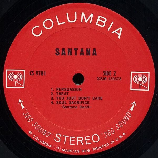 Santana – Santana LP vinyl record, image 5 of 5