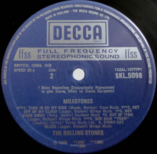 The Rolling Stones – Milestones LP vinyl record, image 4 of 4