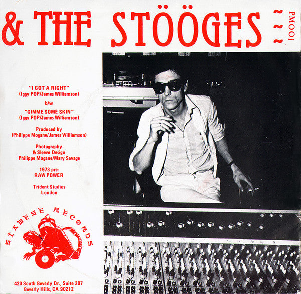 Iggy Pop, The Stooges – I Got A Right (Original Version) 7" vinyl record, image 2 of 5