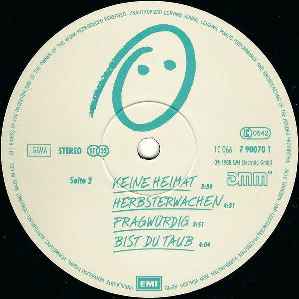 Herbert Grönemeyer – Ö LP vinyl record, image 6 of 10