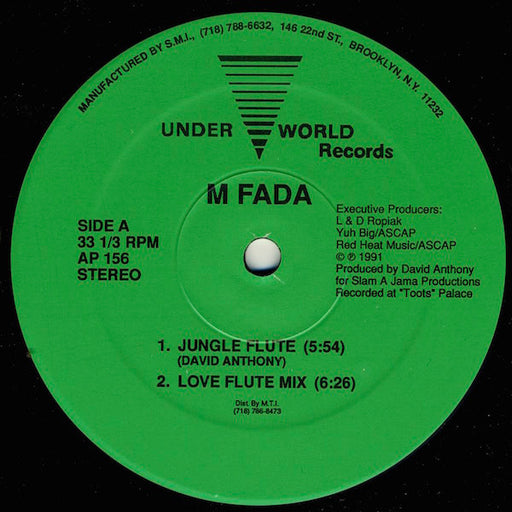 M Fada – Jungle Flute 12" vinyl record, image 1 of 2