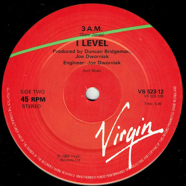 I-Level – Give Me 12" vinyl record, image 4 of 4