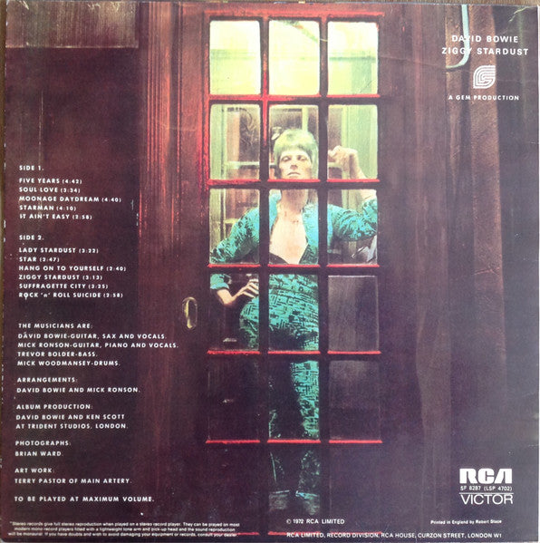 David Bowie – The Rise And Fall Of Ziggy Stardust And The Spiders From Mars LP vinyl record, image 2 of 8