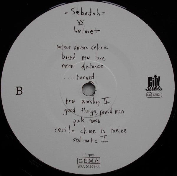 Sebadoh – Rocking The Forest / Sebadoh Vs. Helmet LP vinyl record, image 4 of 9