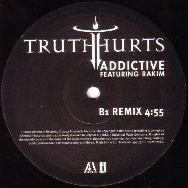 Truth Hurts, Rakim – Addictive 12" vinyl record, image 4 of 4