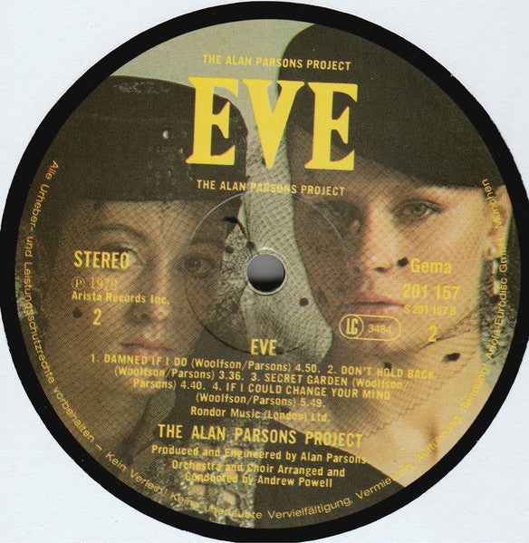 The Alan Parsons Project – Eve LP vinyl record, image 6 of 9