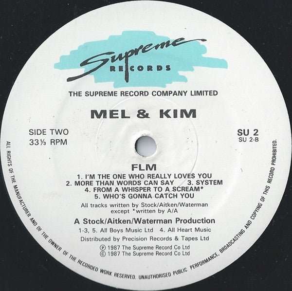 Mel & Kim – F.L.M. LP vinyl record, image 4 of 6