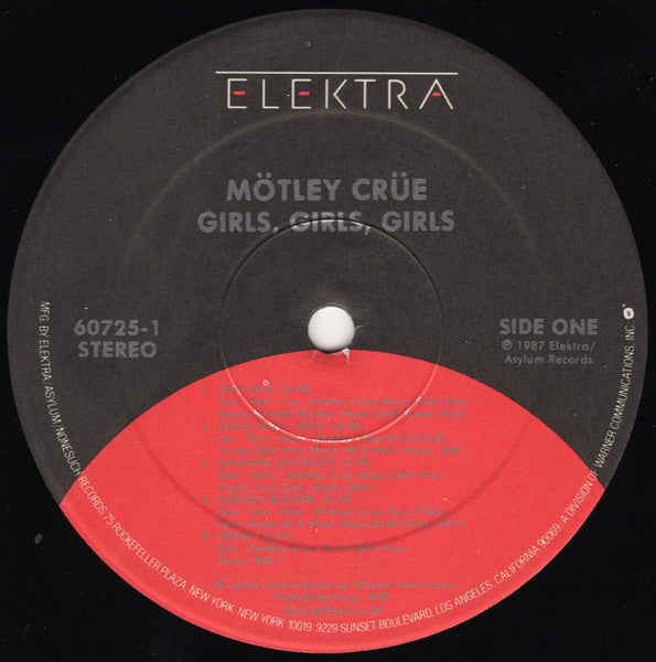 Mötley Crüe – Girls, Girls, Girls LP vinyl record, image 3 of 6